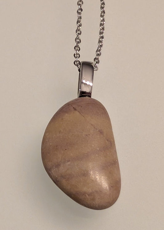 Pendentif de Jaspe Paysage